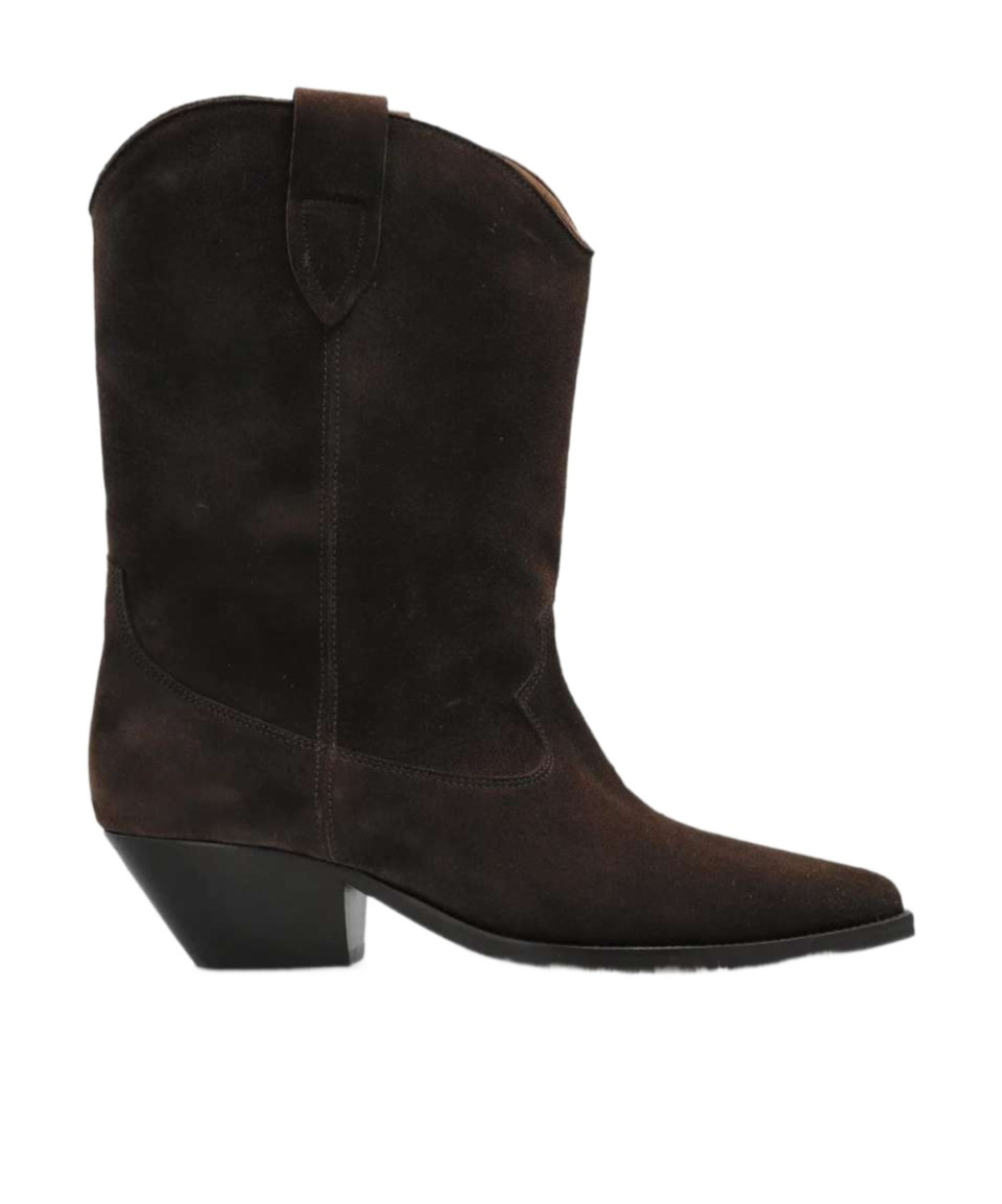 Isabel Marant Pointed Ankle Boots In Burgundy