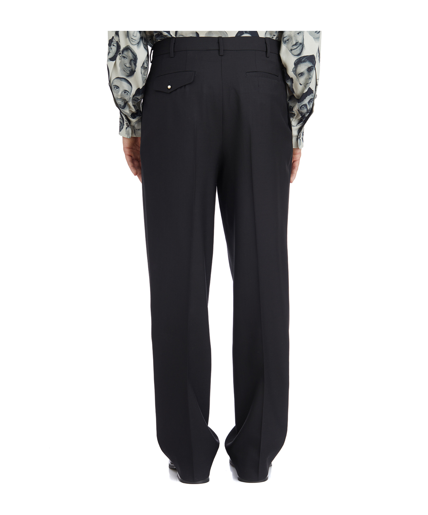 Magliano Signature Double Pleats Trousers In Black