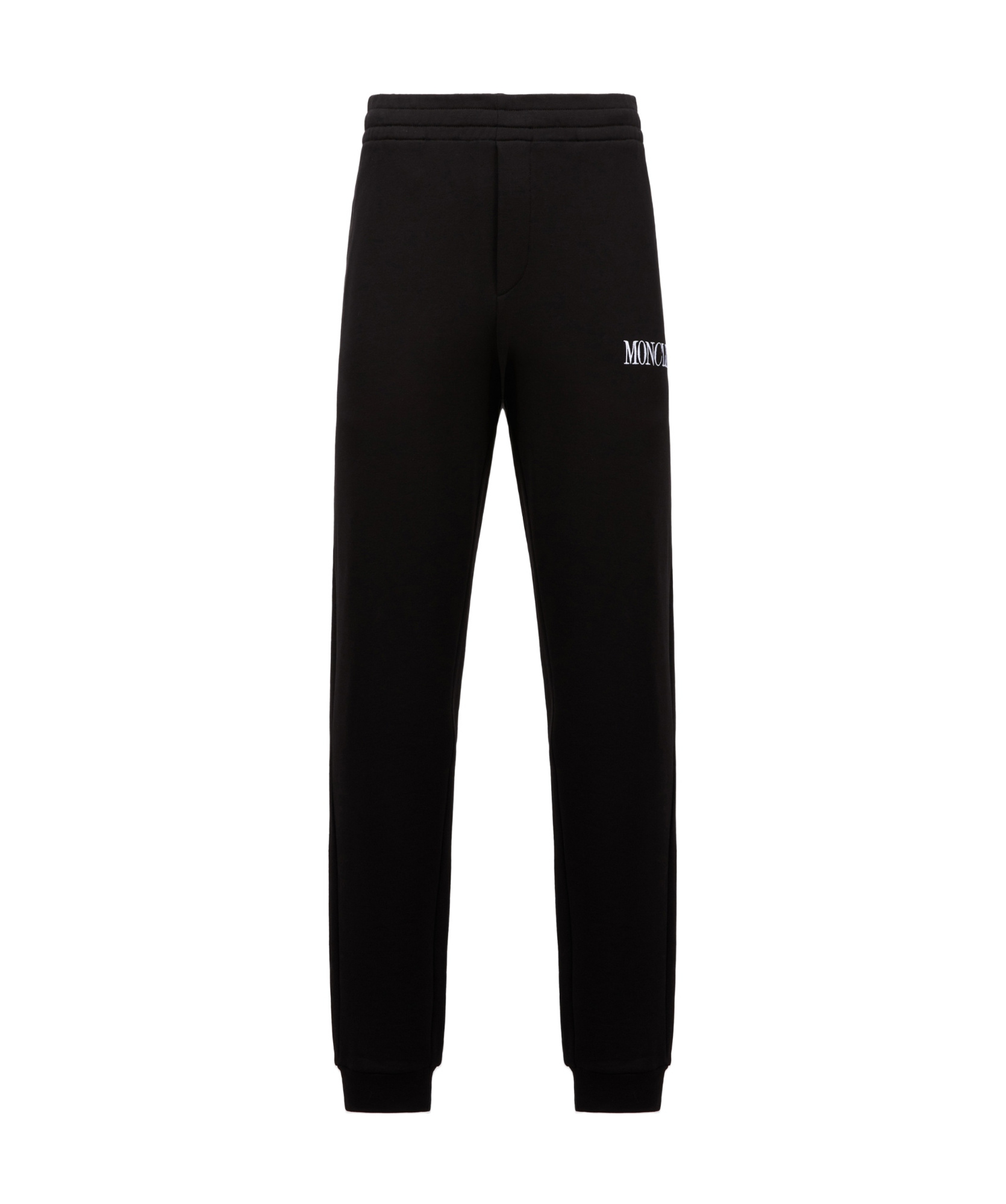 Moncler Embroidered Logo Cotton Track Pants, Men, Black, Size: Xxl In Black