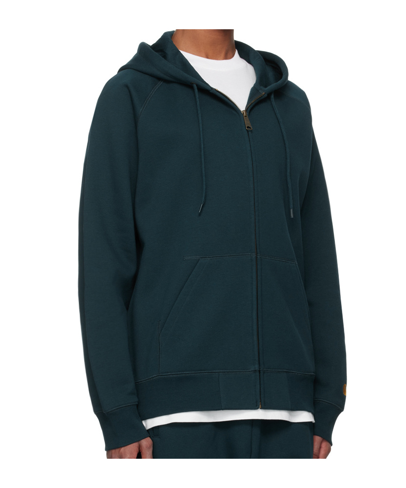 Carhartt Long-sleeved Hoodie In Black