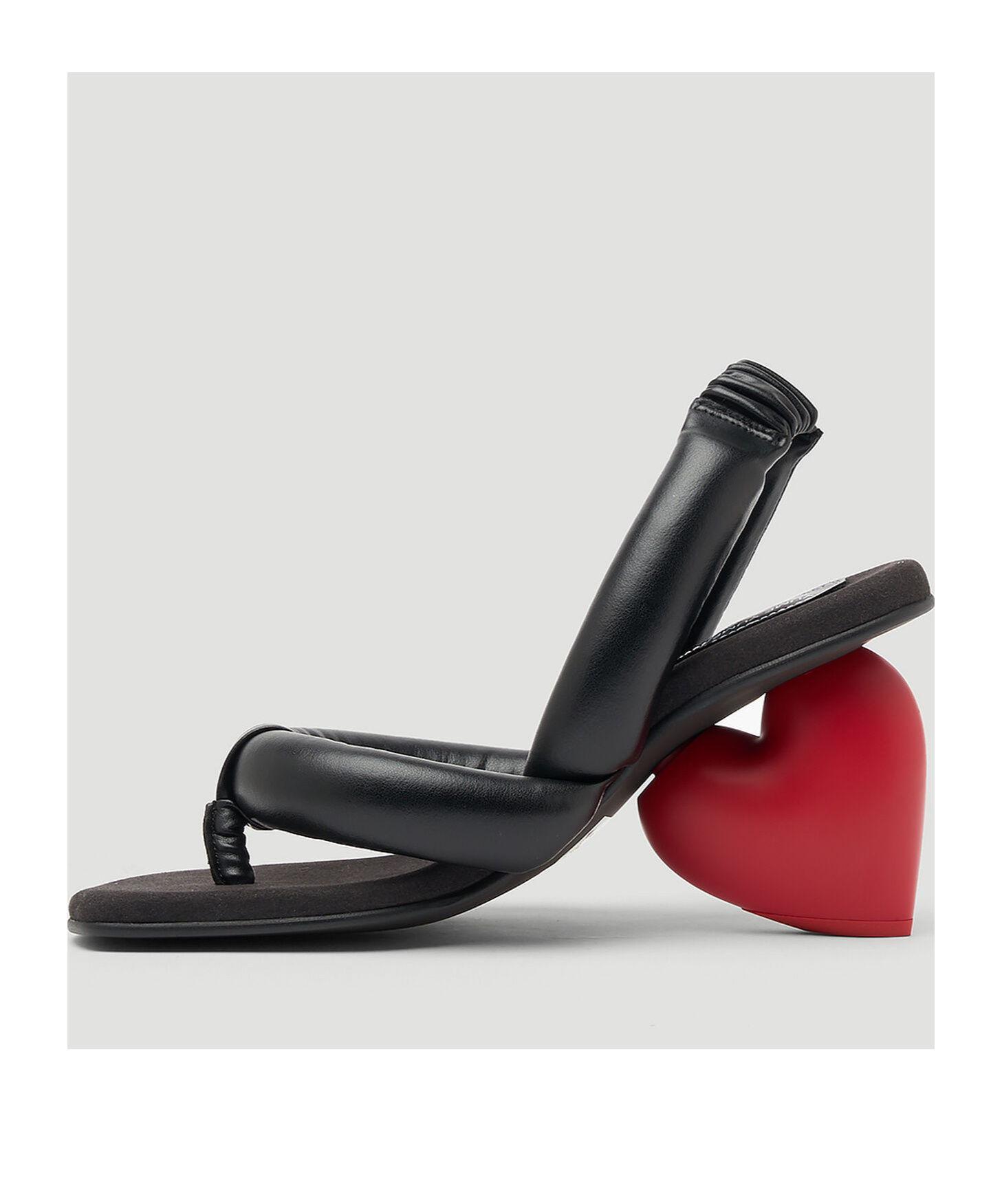 Yumeyume Square Toe High Heels In Black
