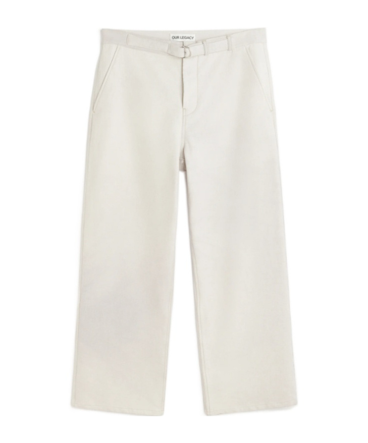 Our Legacy Stern Trousers In White