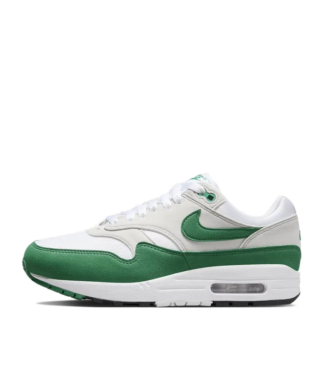 Nike Air Max 1 Sneakers In Green-gray In White
