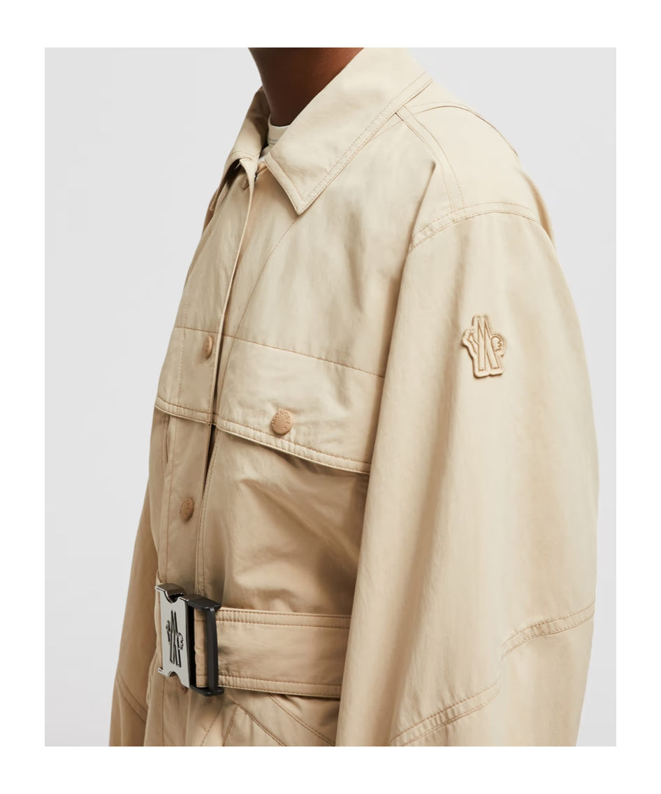 Moncler Veste Utilitaire Ceinturée Kaeng In Nude