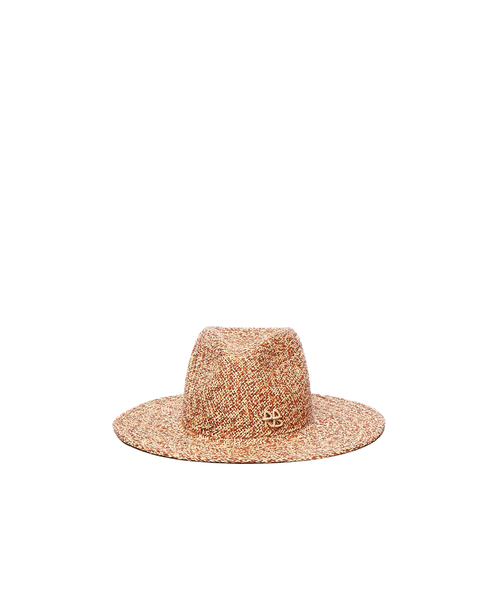 Ruslan Baginskiy Hat With Wide Brim In Beige Red