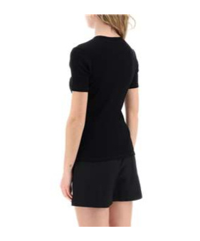 Shop Loulou Studio Avalyn T-shirt In Black