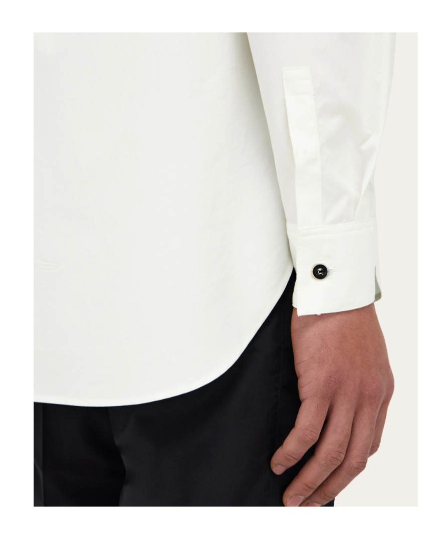 Ferragamo Back To Earth - Printed Shirt In White