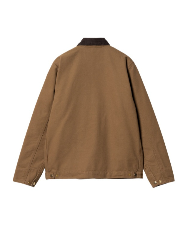 Carhartt Og Detroit Corduroy-collar Jacket In Brown