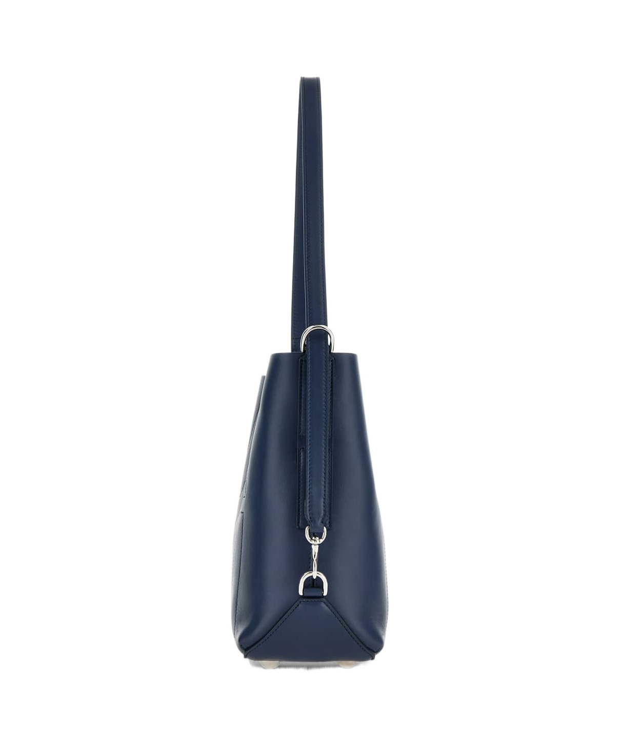 Hogan Medium Leather Shoulder Bag In Blue