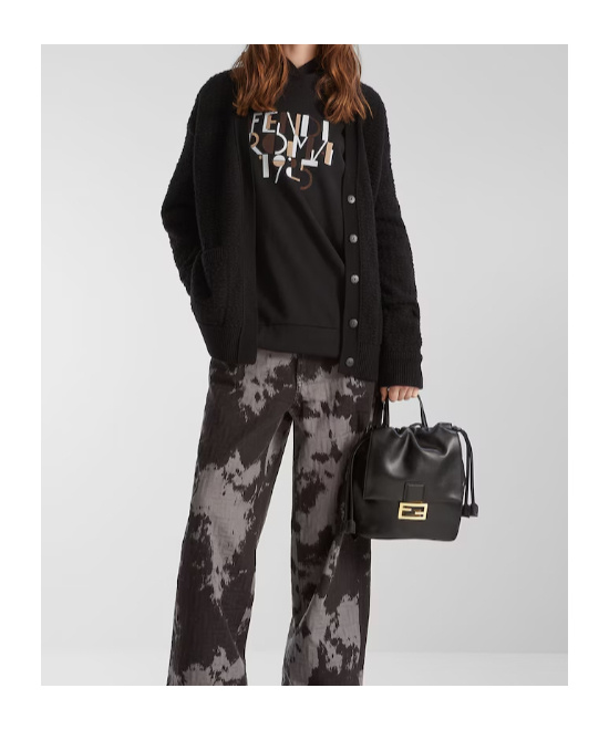 Fendi Sweatshirt Clothing In Black