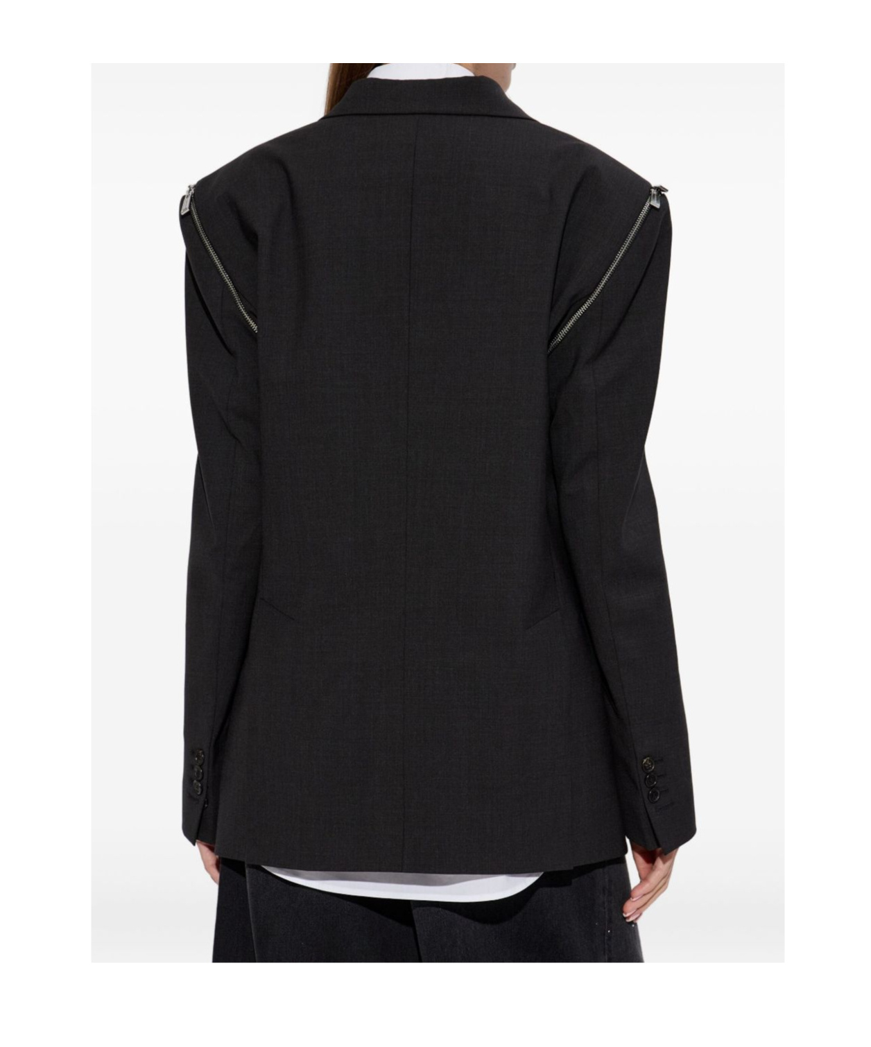 Dsquared2 X Bettter Double-breasted Zip Blazer In Black