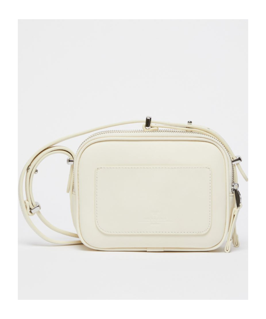 Weekend Max Mara Zipper Shoulder Bag In White