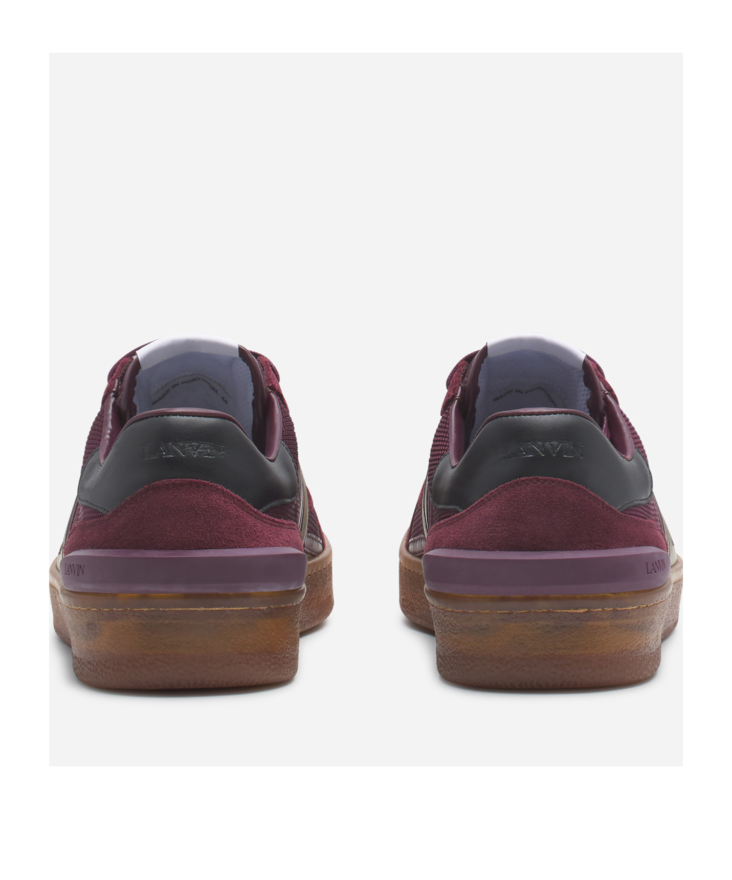 Lanvin Clay Sneakers With Translucid Sole Shoes In Brown