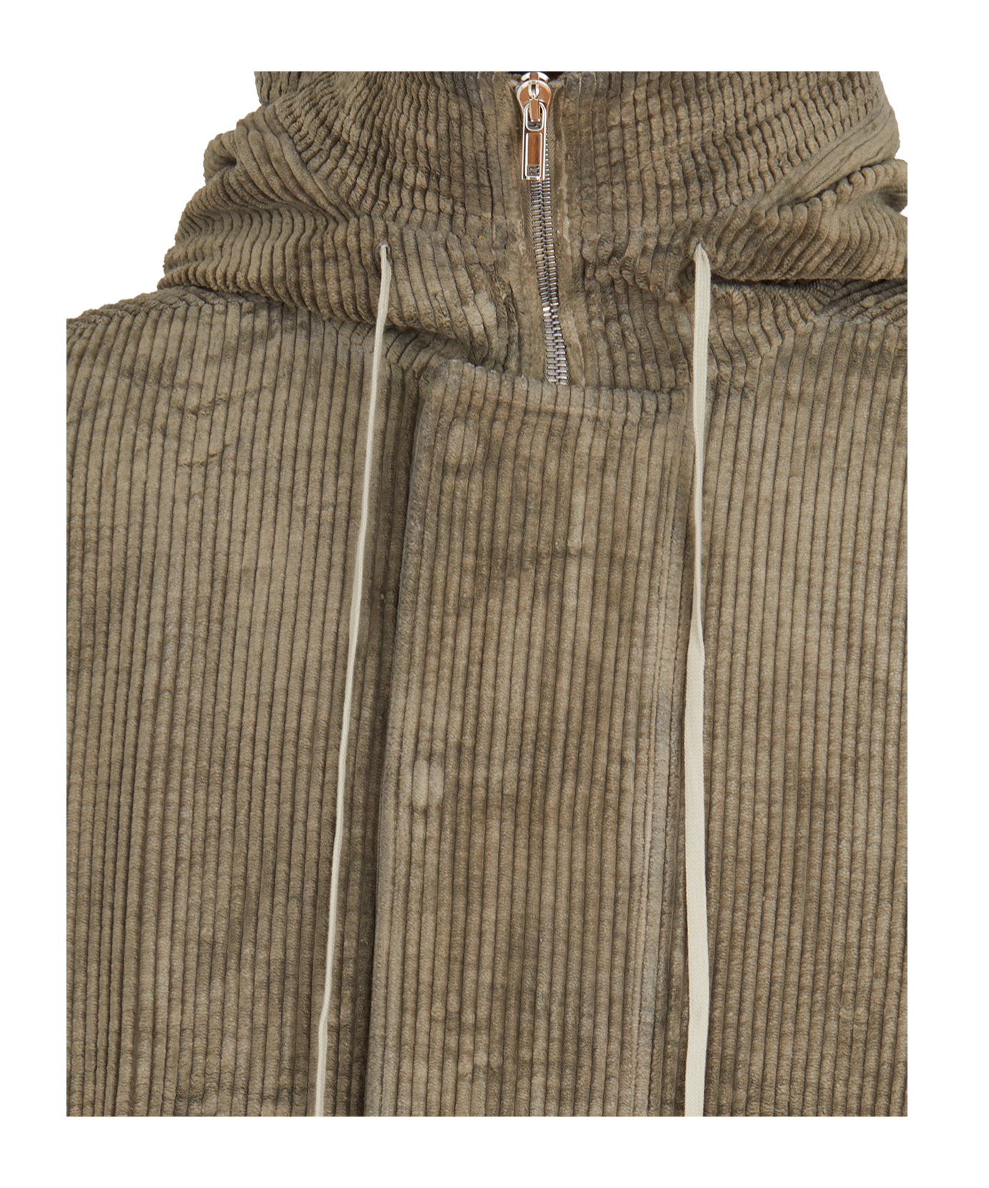 Rick Owens Drkshdw Long-sleeved Pilot Jacket In Brown