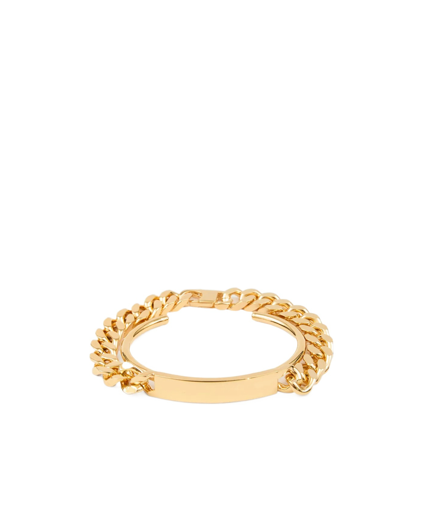 Mm6 Maison Margiela Chain-detail Cuff Bracelet In Yellow