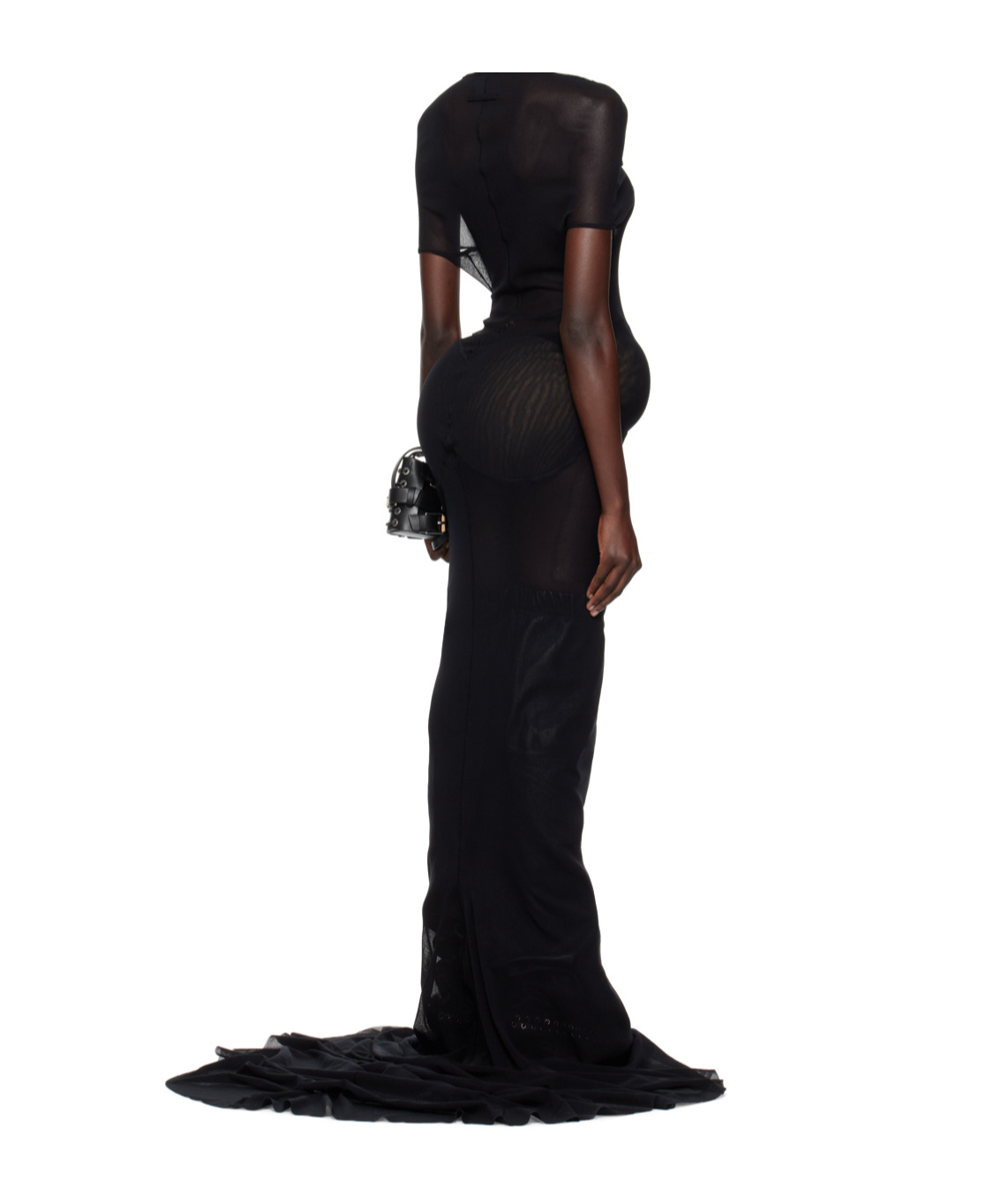 Jean Paul Gaultier Black Shayne Oliver Edition Maxi Dress In Black