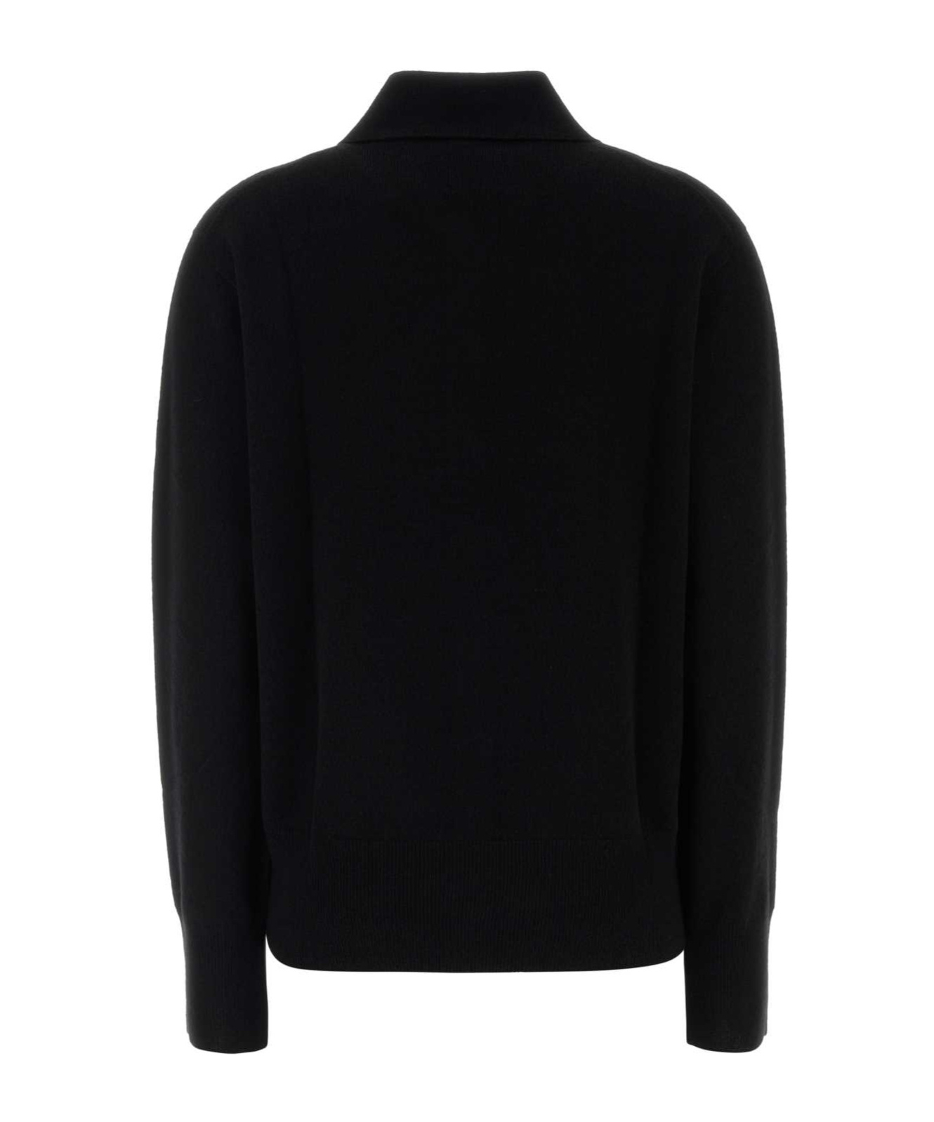The Row Cashmere Lillia Cardigan Collared Design In Black