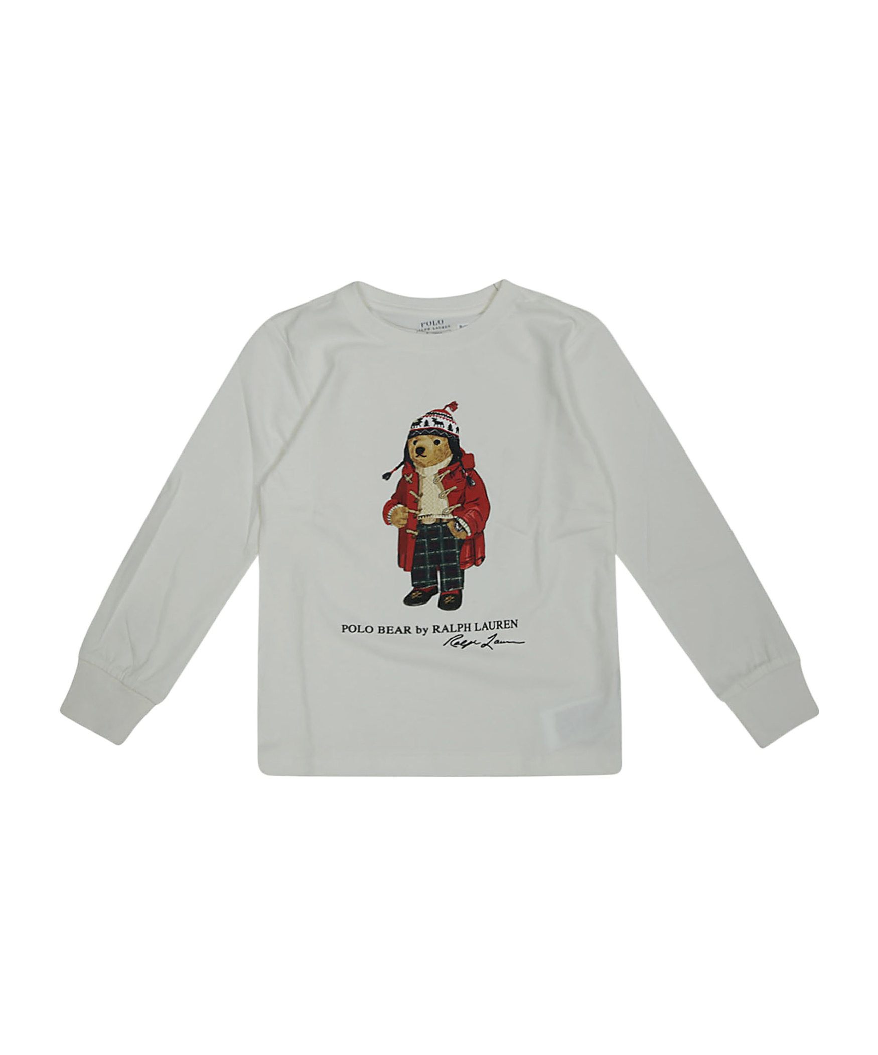 Ralph Lauren Kids' Long-sleeved T-shirt In Gray