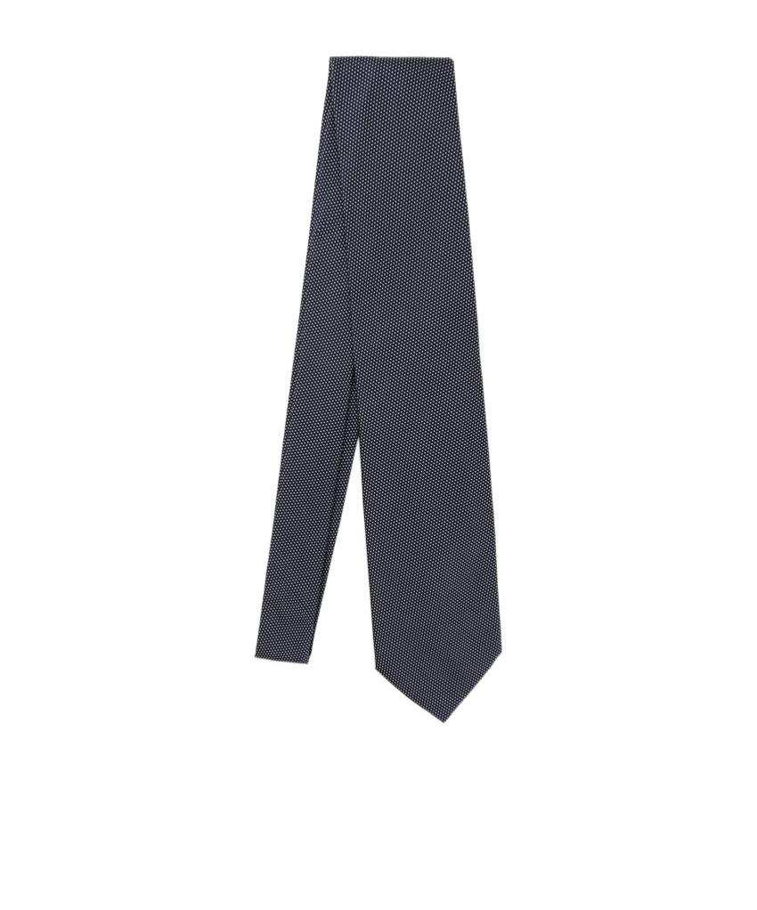 Destin Surl Dot Tie In Black