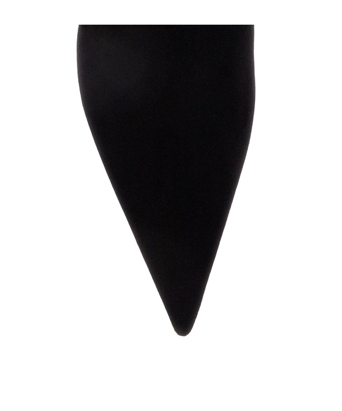 Totême Black Suede Knee-high Boots With Low Heel In Black