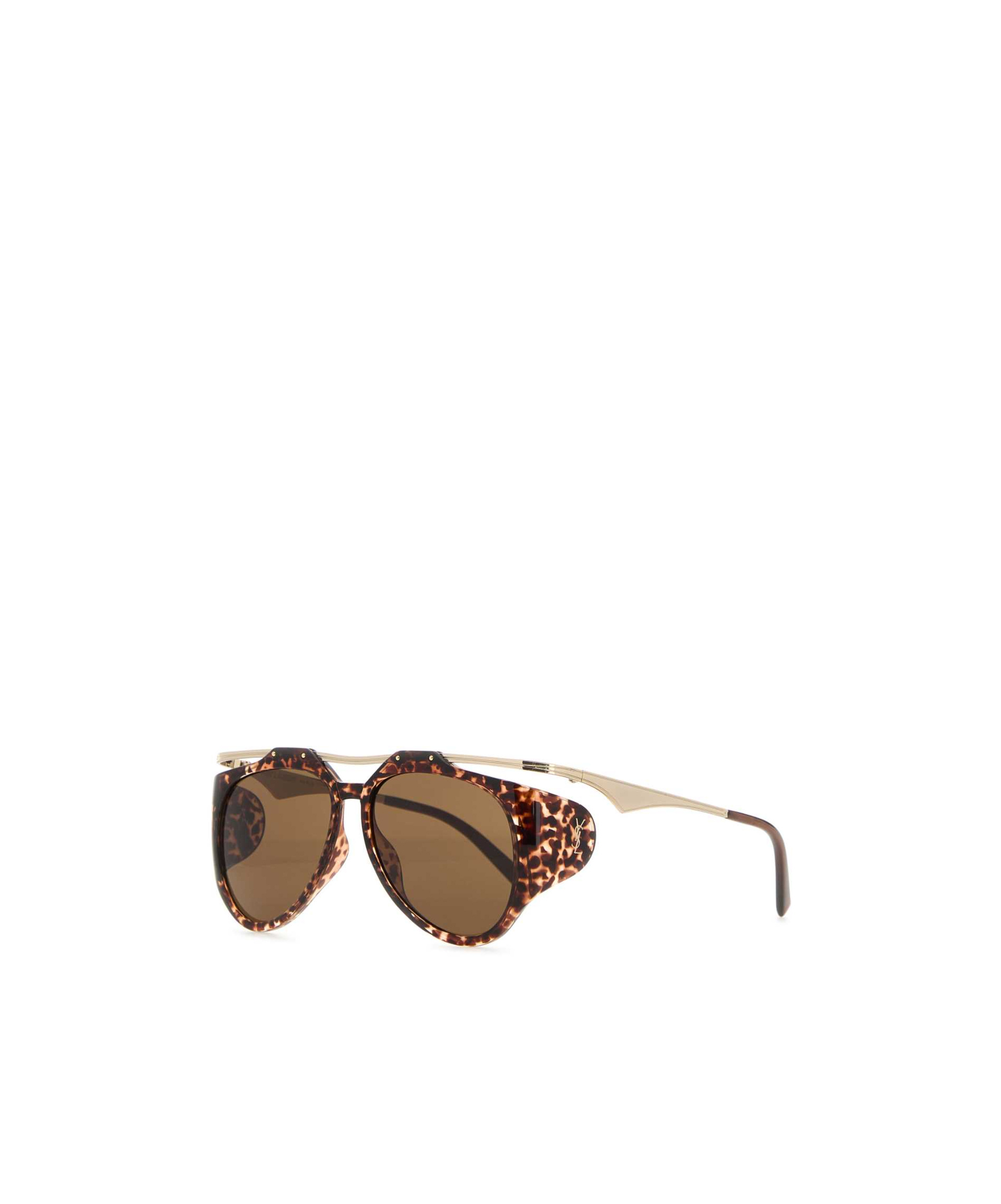 Saint Laurent M137 Amelia Sunglasses In Brown