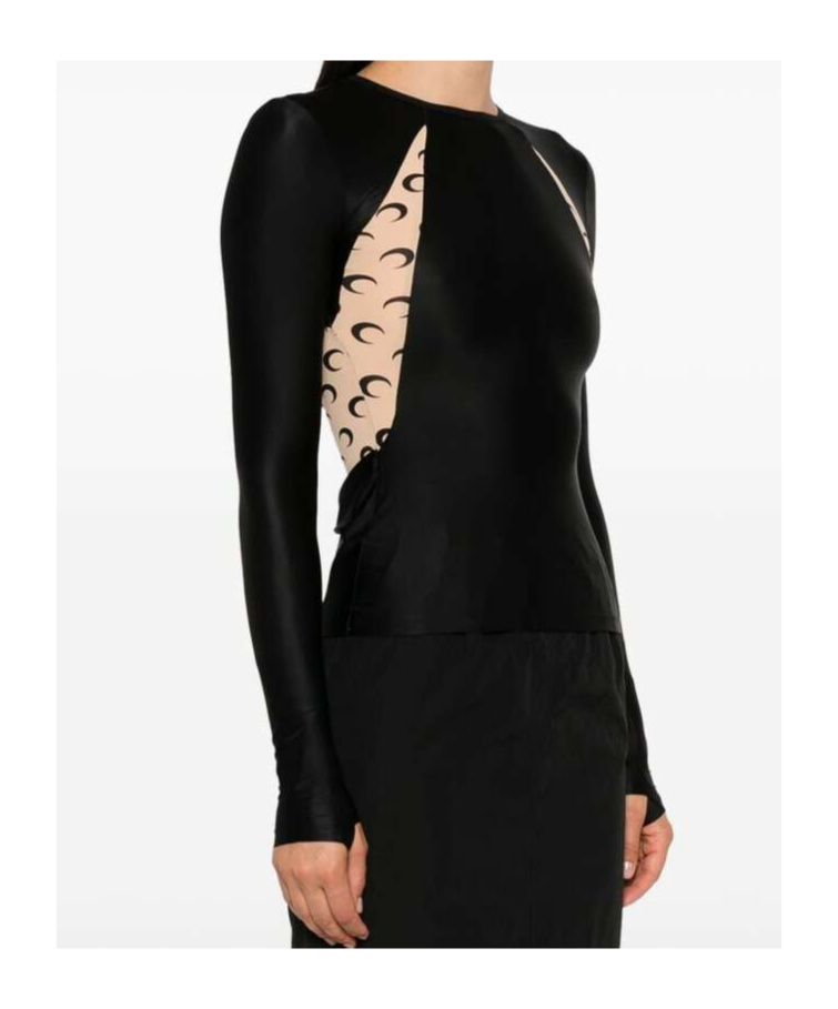 Marine Serre Sweaters In Black