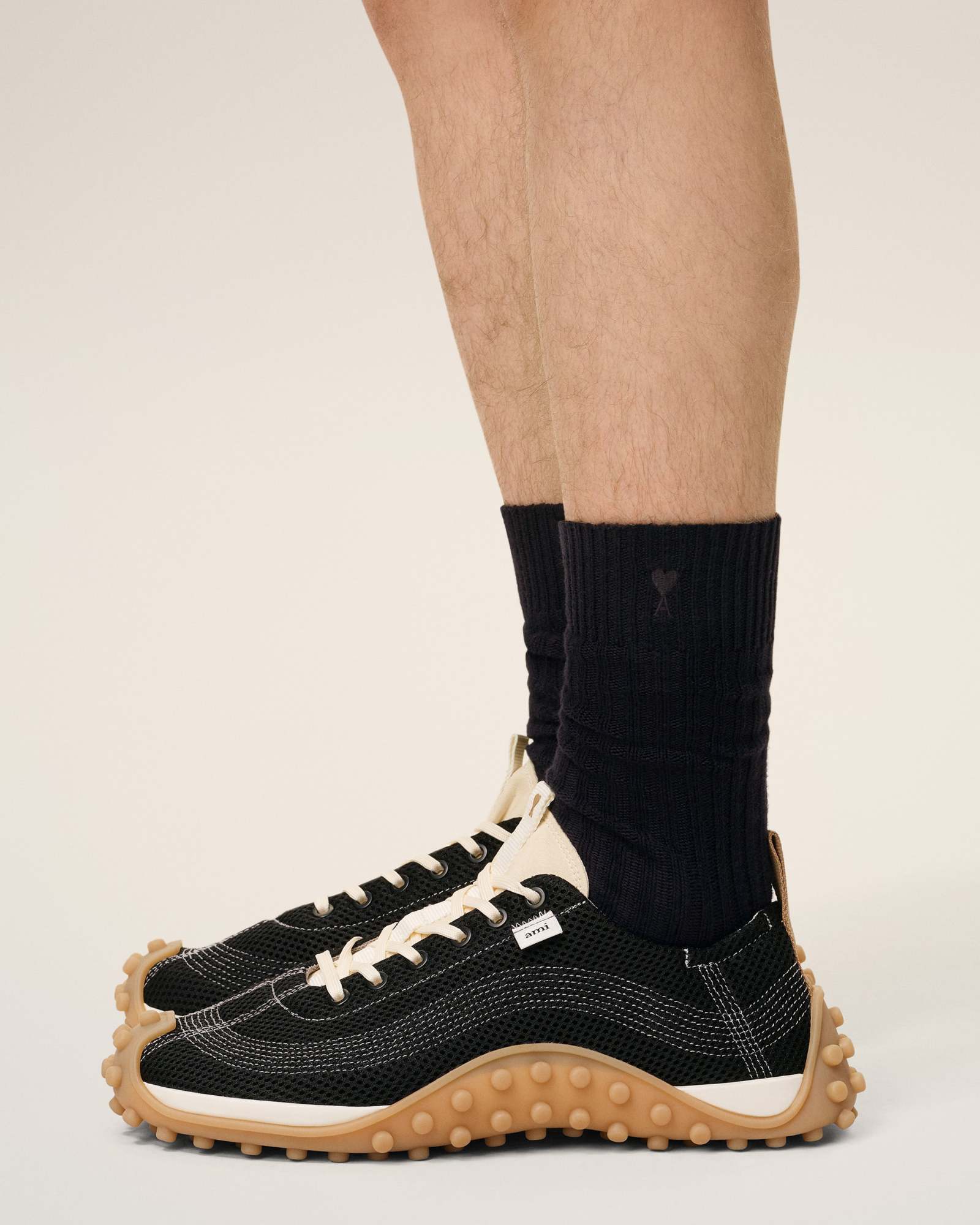 Ami Alexandre Mattiussi Ami Paris Three Pack Adc Socks