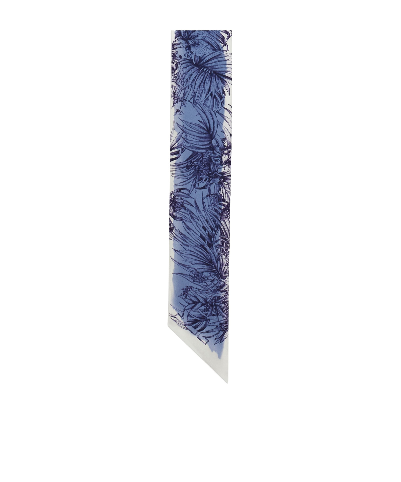 Ferragamo Gravure Print Silk Bandeau