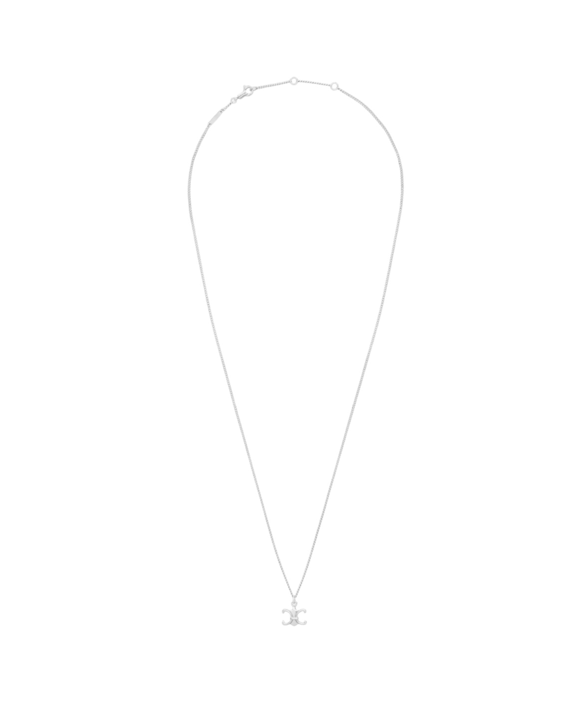 Celine Pendant Necklace In White
