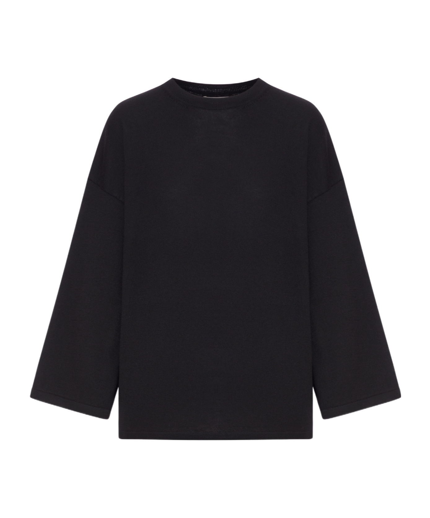 Khaite Long Sleeve Sweater In Black