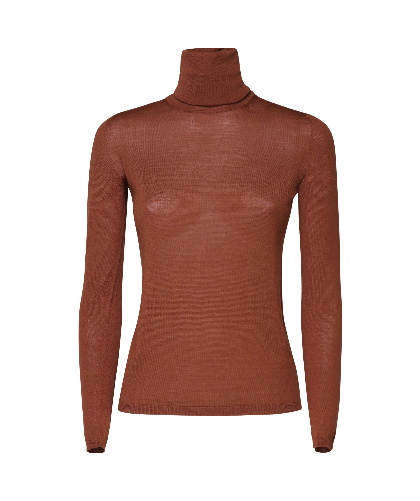 Max Mara Long-sleeved Sweater In Brown