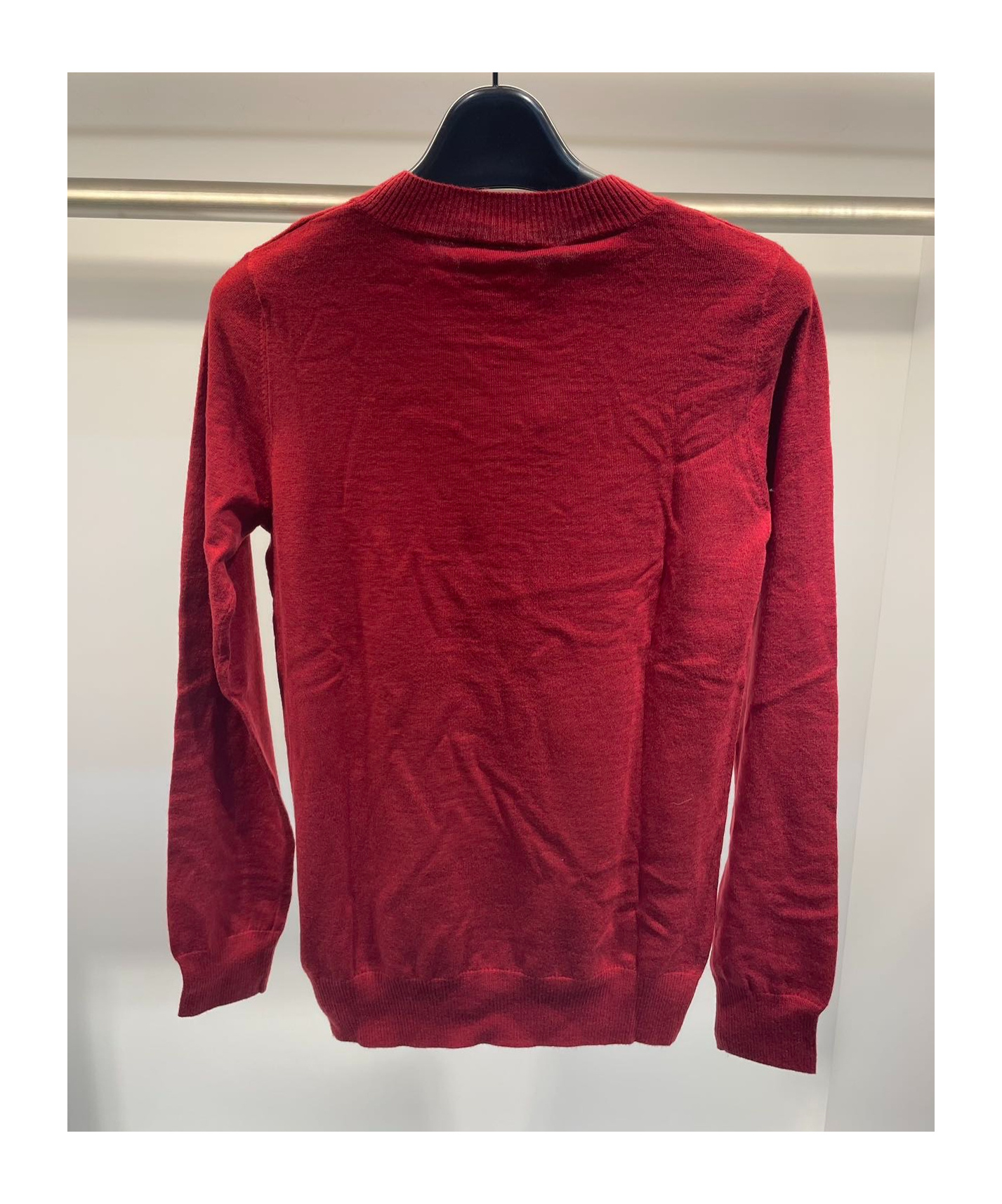 MOSCHINO ROUND-COLLAR AND LONG-SLEEVED SWEATER