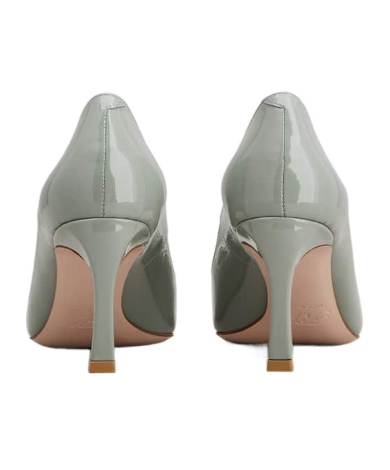 ROGER VIVIER TROMPETTE PUMPS IN PATENT LEATHER