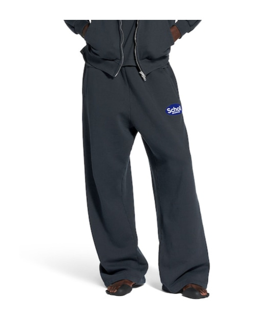 Balenciaga Men's I Scholl Baggy Sweatpants In Black Faded