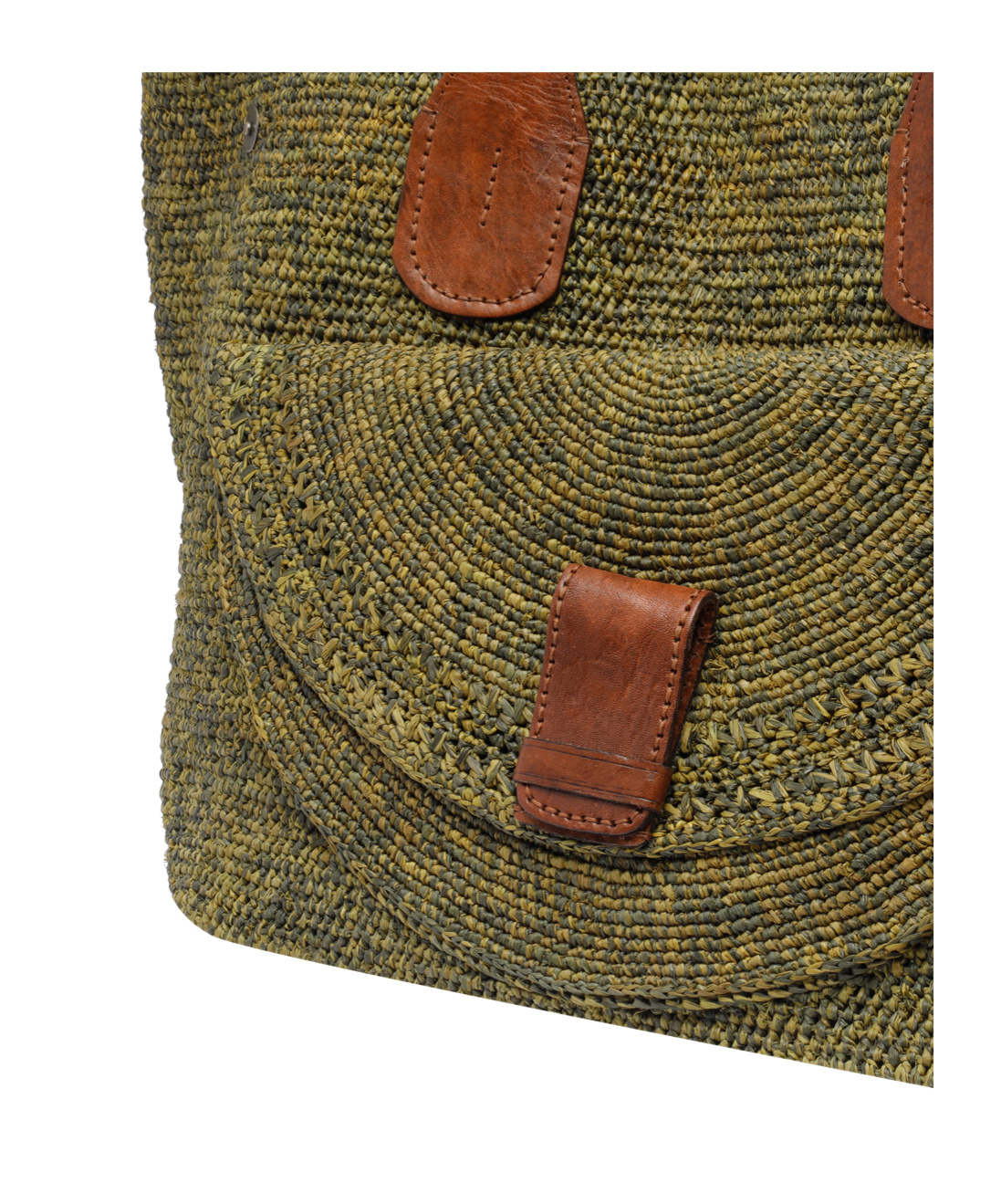 Ibeliv Double Handle Shoulder Bag In Green