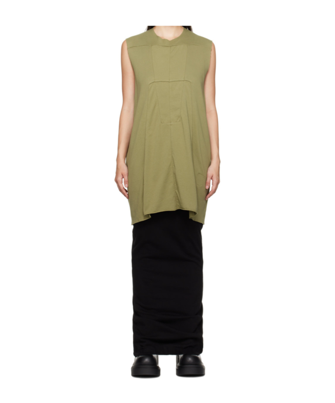 RICK OWENS DRKSHDW ROUND-NECK VEST