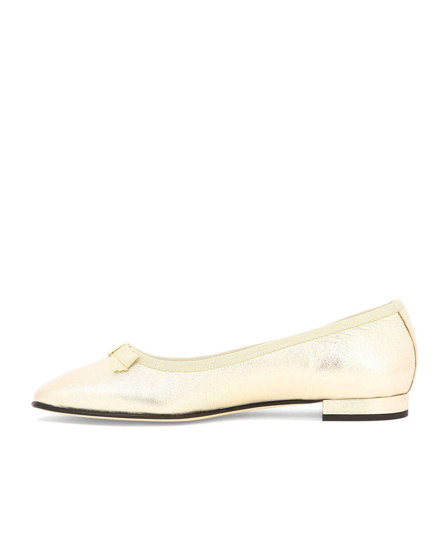 Carel Paris Ballet Ballerinas Gold In White