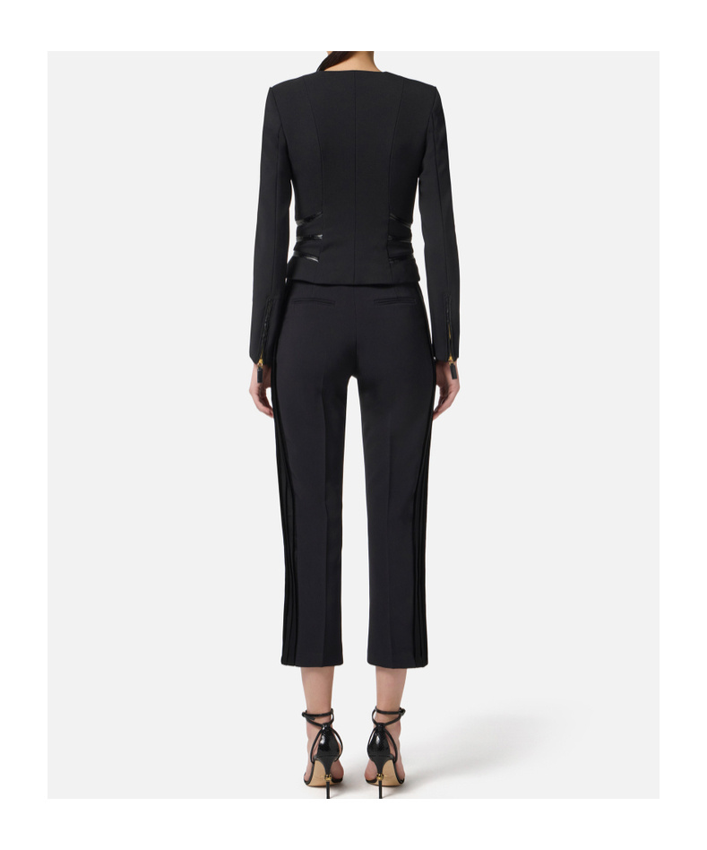 Elisabetta Franchi Jacket In Black