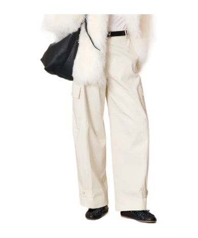 P.a.r.o.s.h Cargo Trousers In White