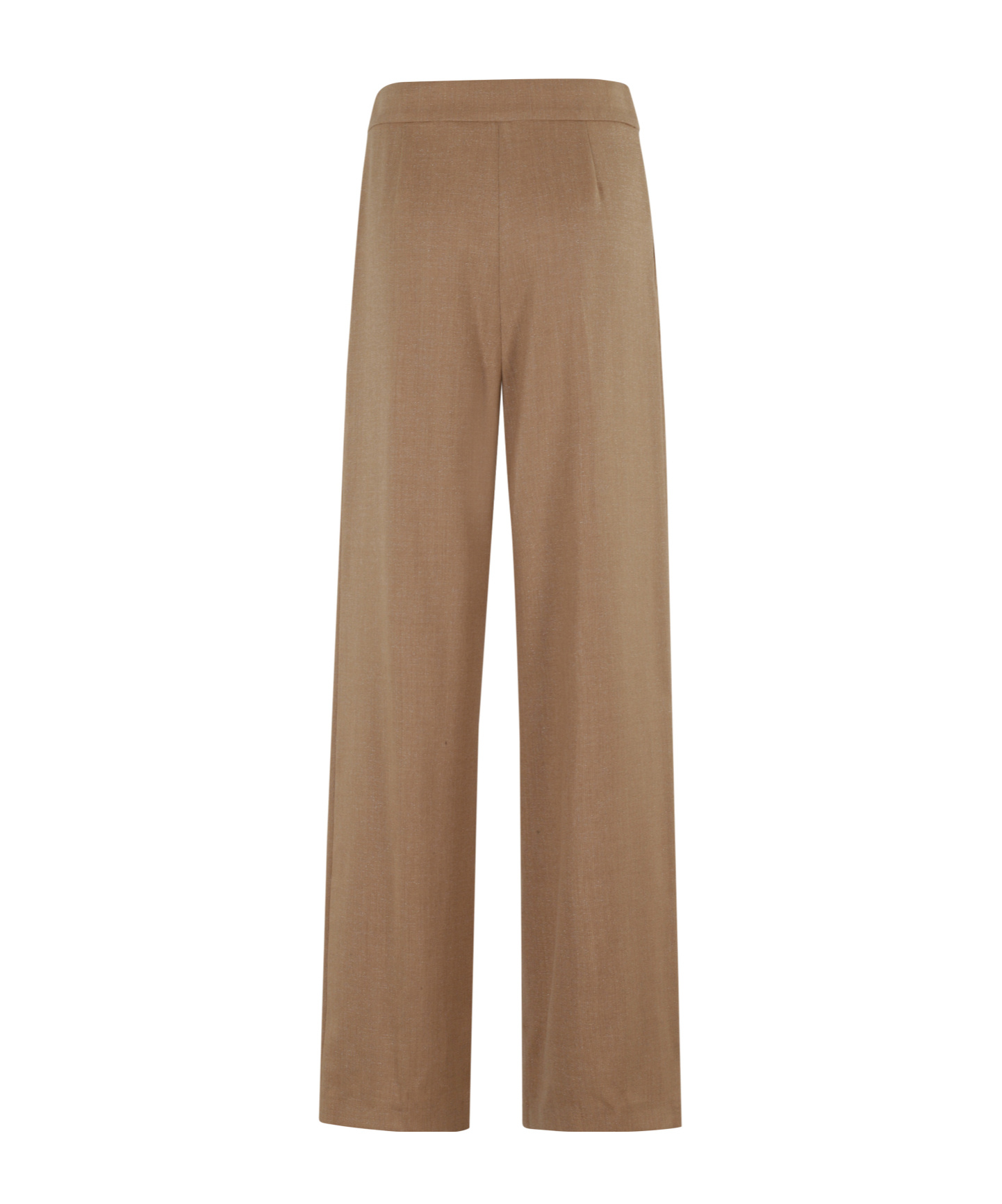 Eleventy Wide-leg Trousers With Front Pleats In Brown