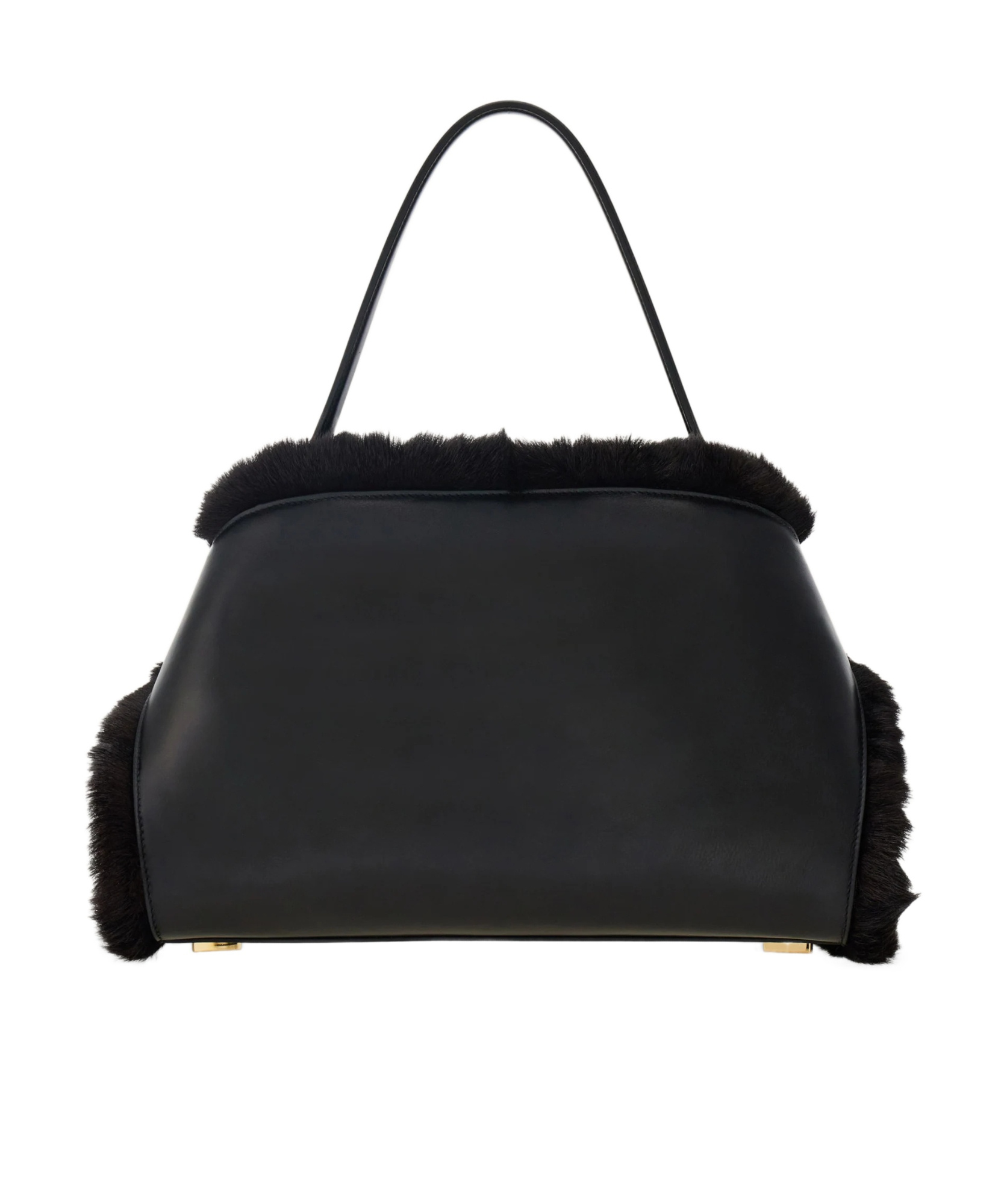 Ferragamo Hug Soft Shoulder Bag In Black