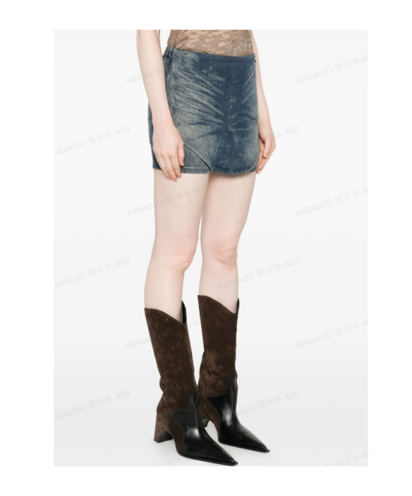 Diesel Denim Shorts With Belt Loops In Blue