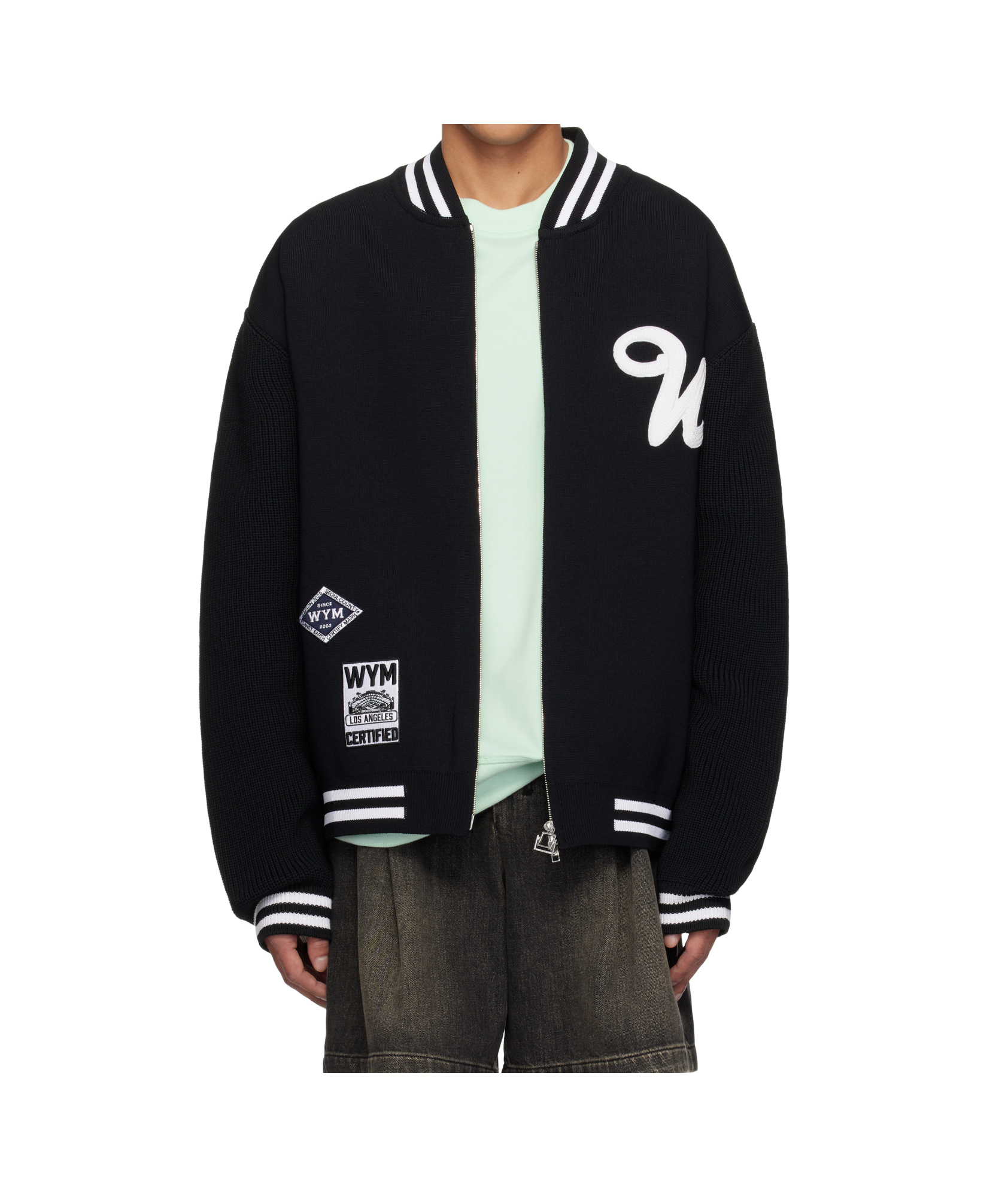 Shop Wooyoungmi Long Sleeve Casual Jacket In Black