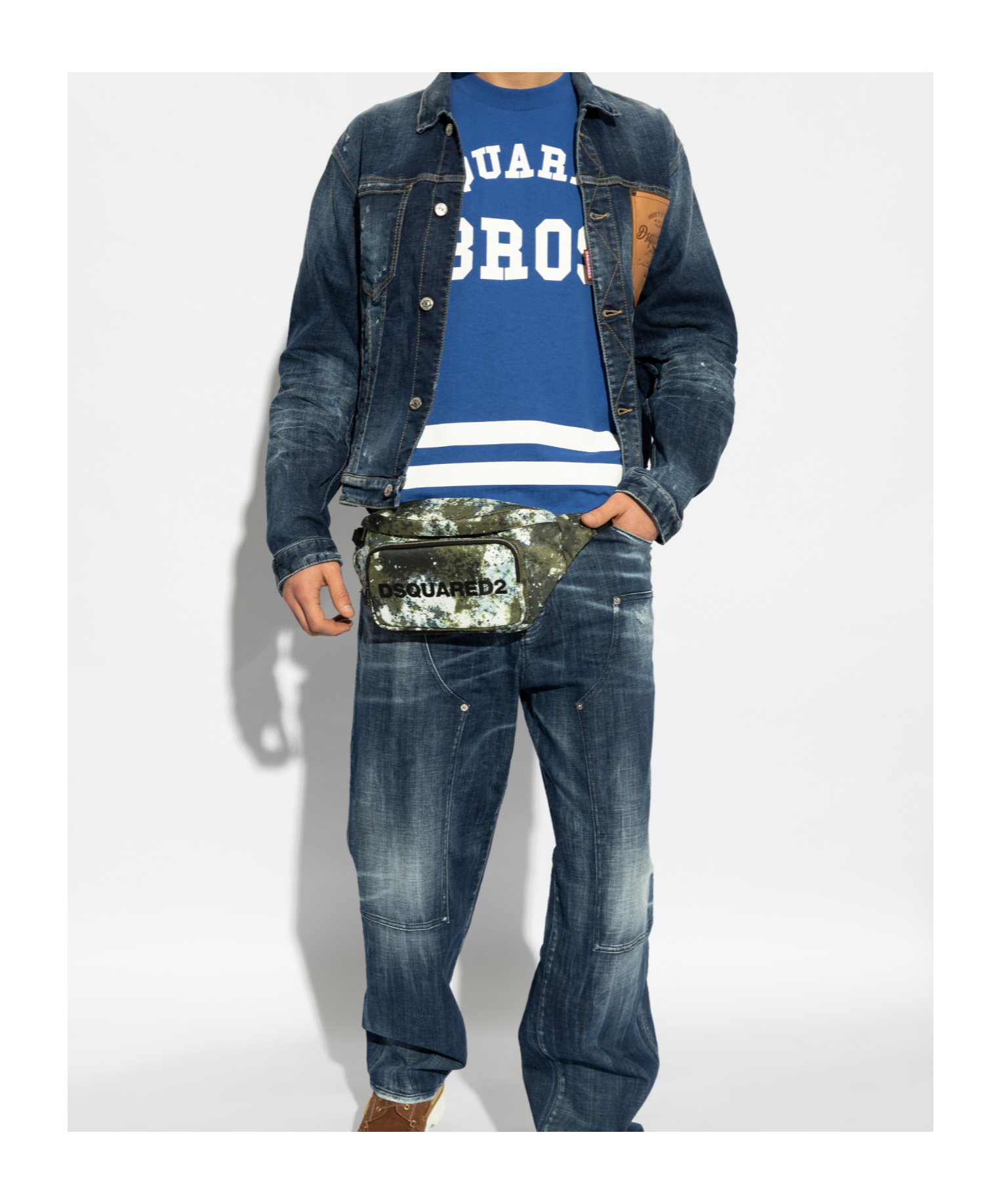 Shop Dsquared2 Logo-print T-shirt In Blue