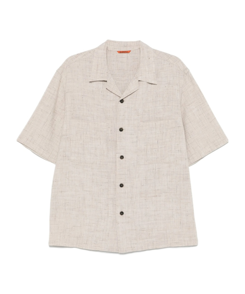 Shop Barena Venezia Short Sleeve Shirt In White
