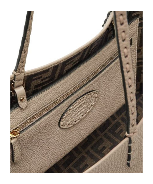 Fendi Medium Roll Shoulder Bag In Brown
