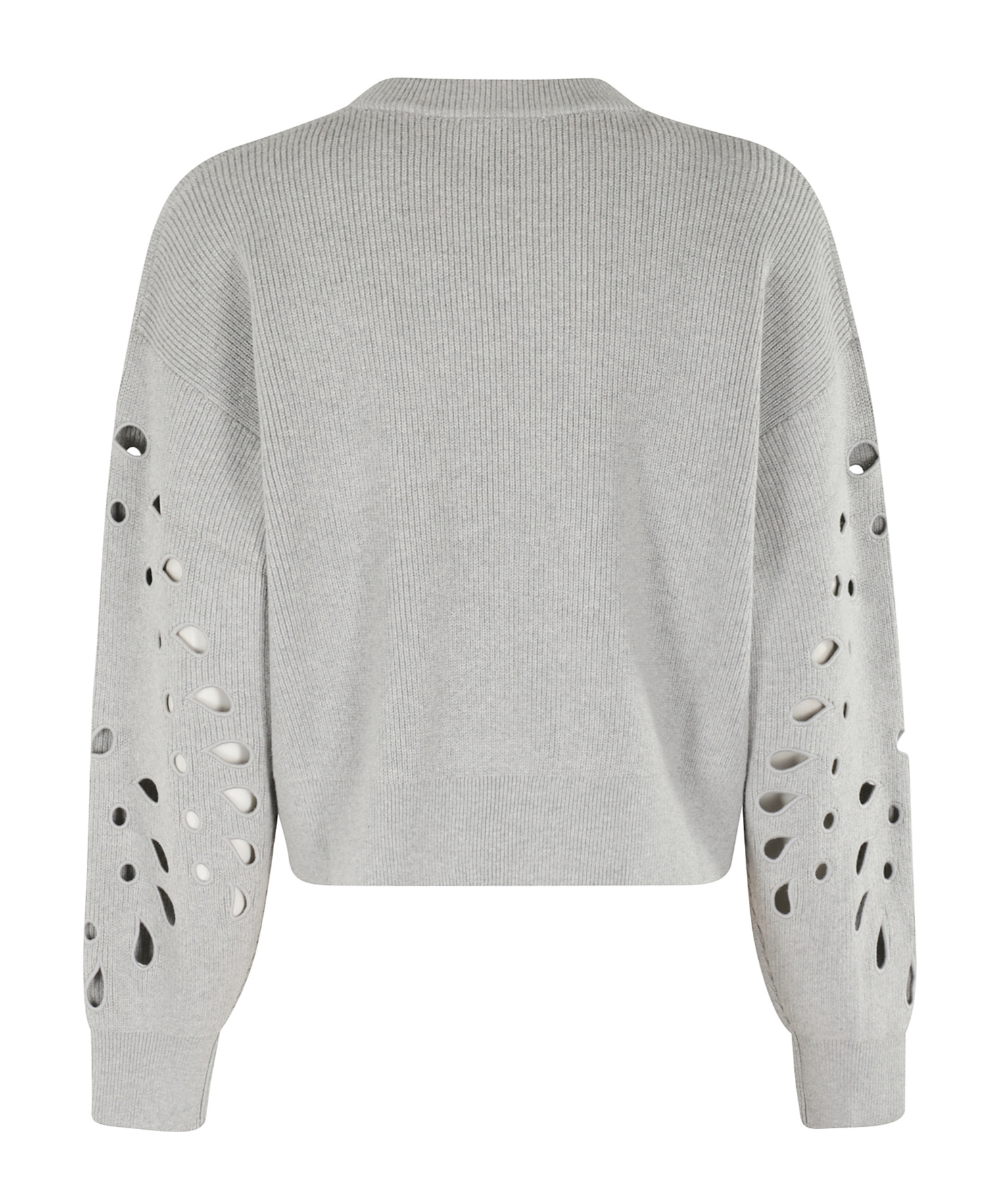 Ulla Johnson Boxy Grey Melange Vanessa Pullover In Gray