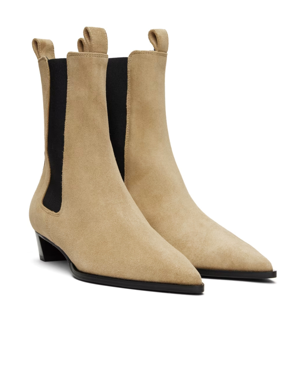 Aeyde Tan Kiki Chelsea Boots In Green