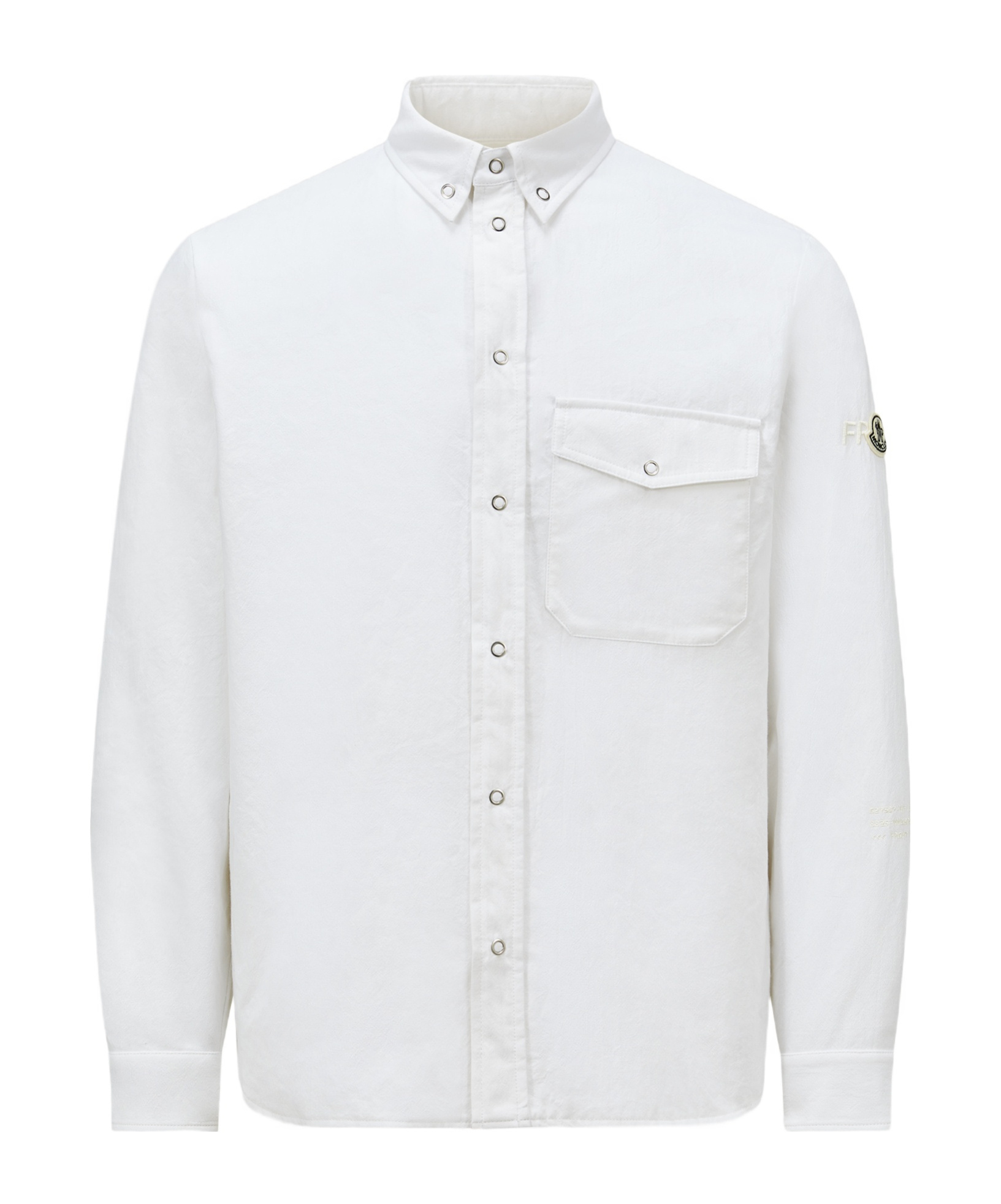 Moncler White Overshirt In White