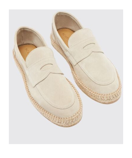 Scarosso Diego Suede Espadrilles In Neutrals